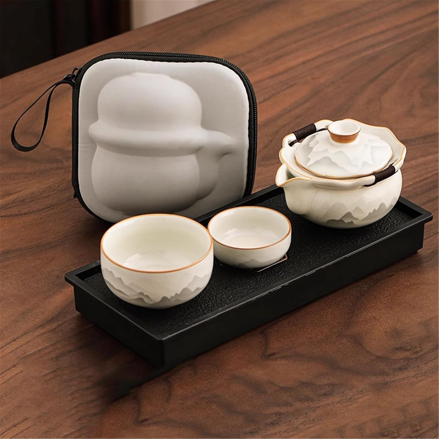 Ru Kiln Large Teapot – Home Ceramic Brewing Pot-set1