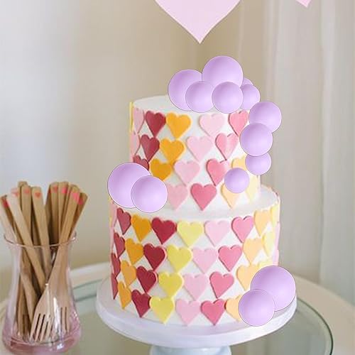 Miniatura 4 de 30 bolas para decoración de tartas, bolas de decoración de pasteles, mini globos, bolas de espuma, decoración de pasteles para baby shower,