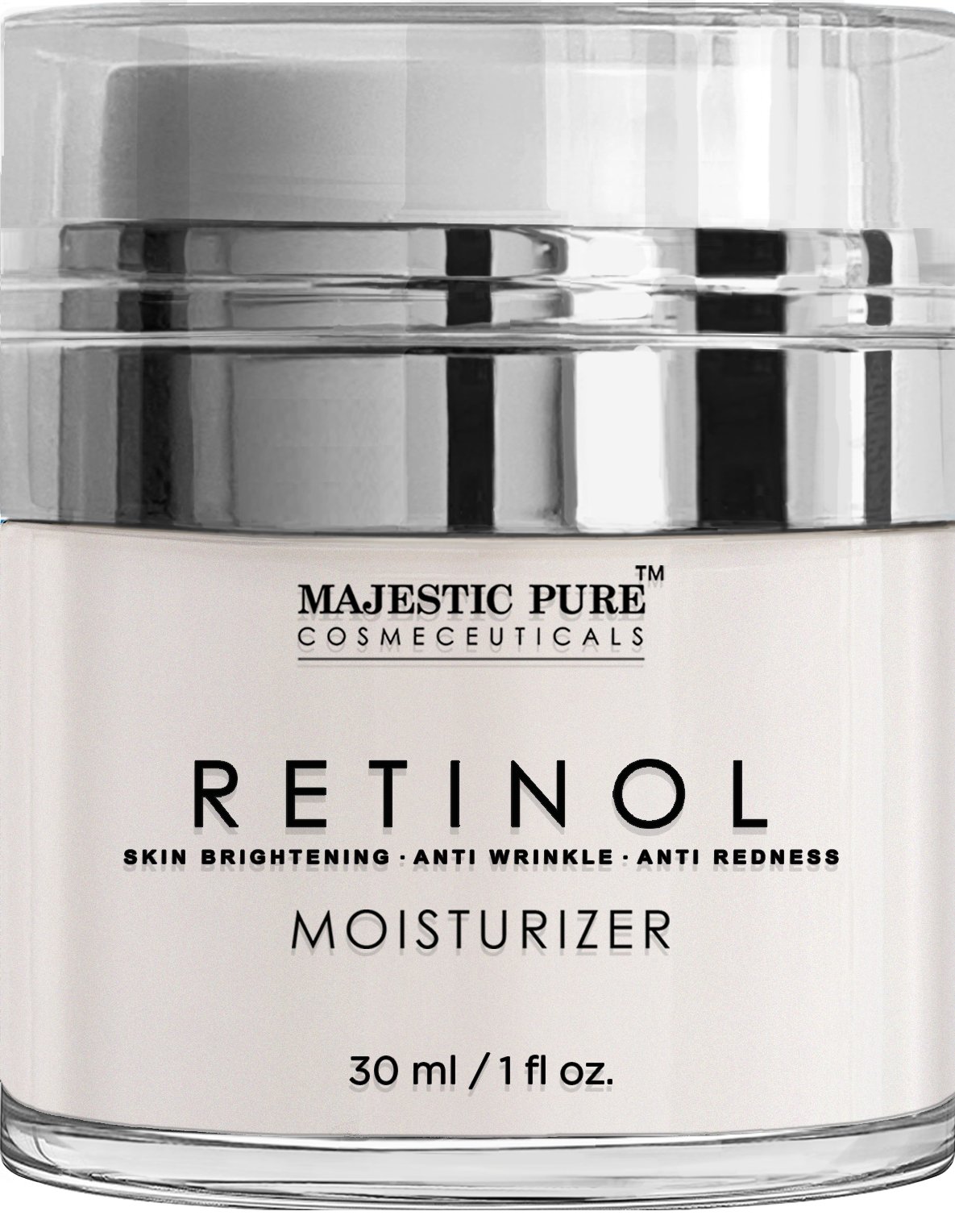 Mererke_Pretty Anti Aging Retinol Moisturizer Cream for Face，Wrinkle Cream for Women and Men， with Active Retinol 2.5%，Hyaluronic Acid, Vitamin E and Green Tea 1.7 fl oz.