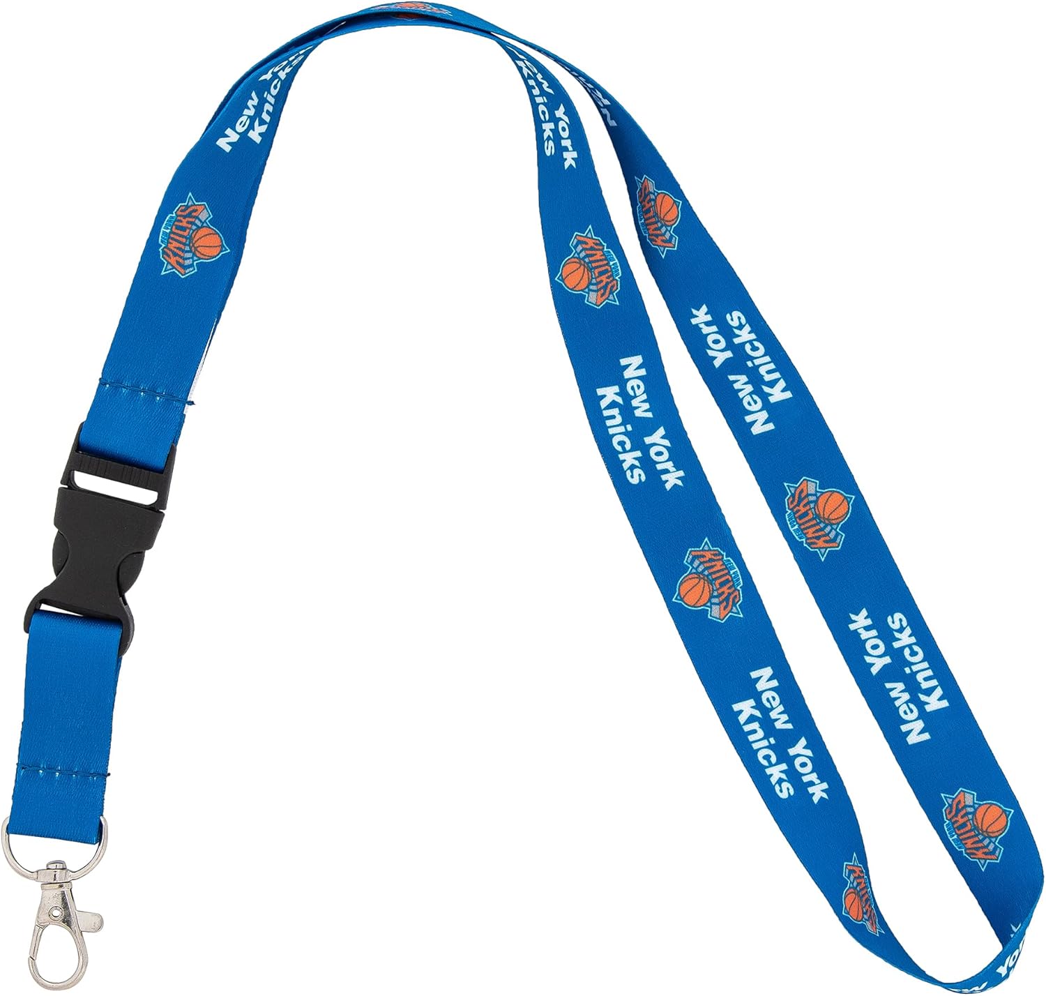 Desert Cactus New York Knicks Lanyard Keychain Detachable NBA Breakaway Snap Buckle National Basketball Association Car Keys ID Badge Holder (Lanyard 1)