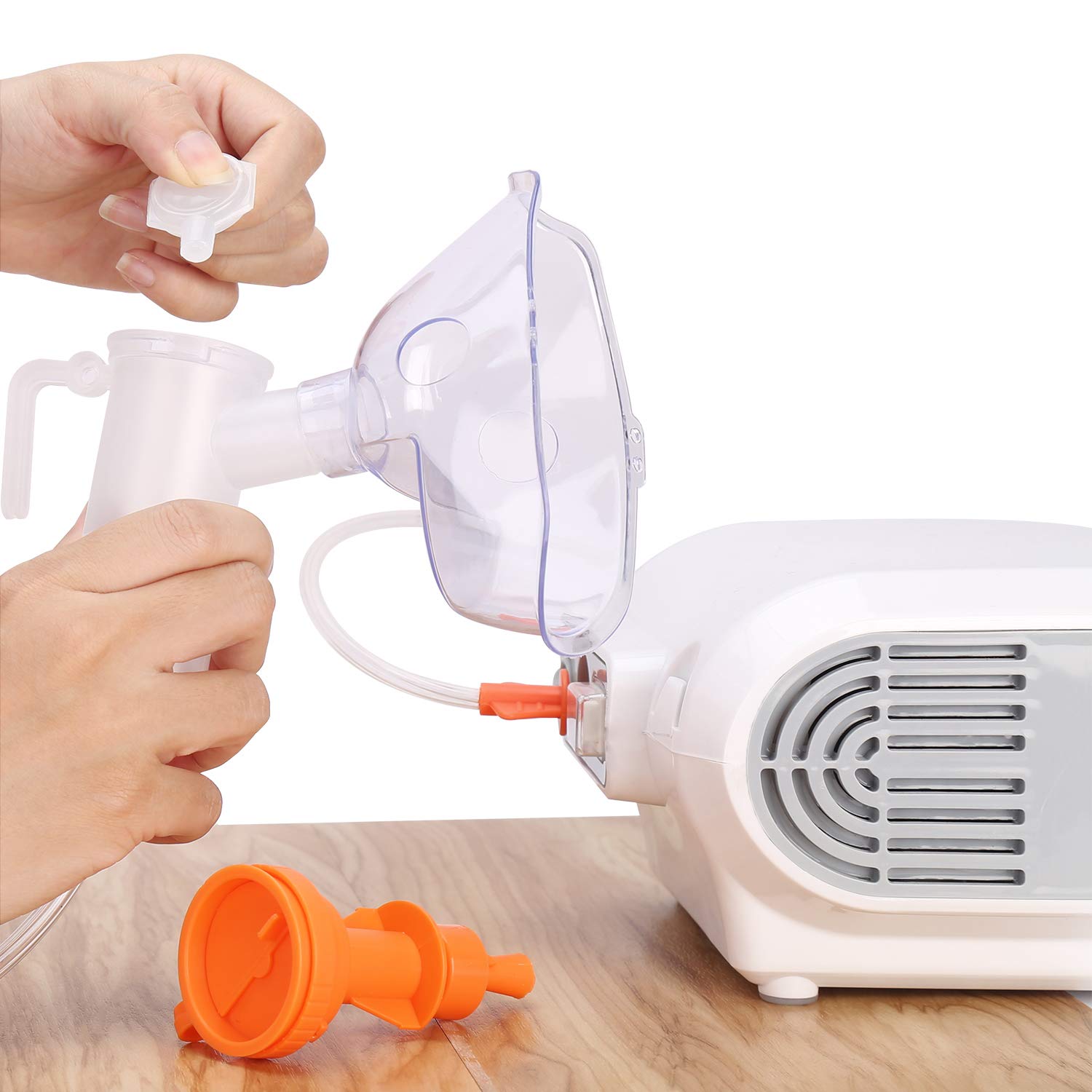 MAYLUCK Portable Compressor Nebulizer, Nebulizer Machine with 1 Set