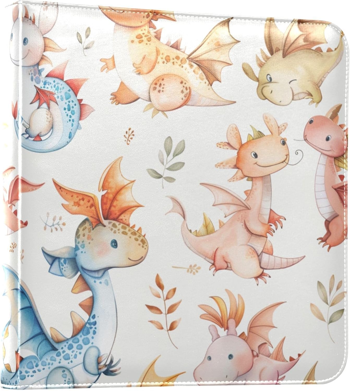 3 Ring Binders Adorable Baby Dragons Photo Album Self Adhesive DIY Scrapbook Album Design Photo Book 40 Pages for Memory