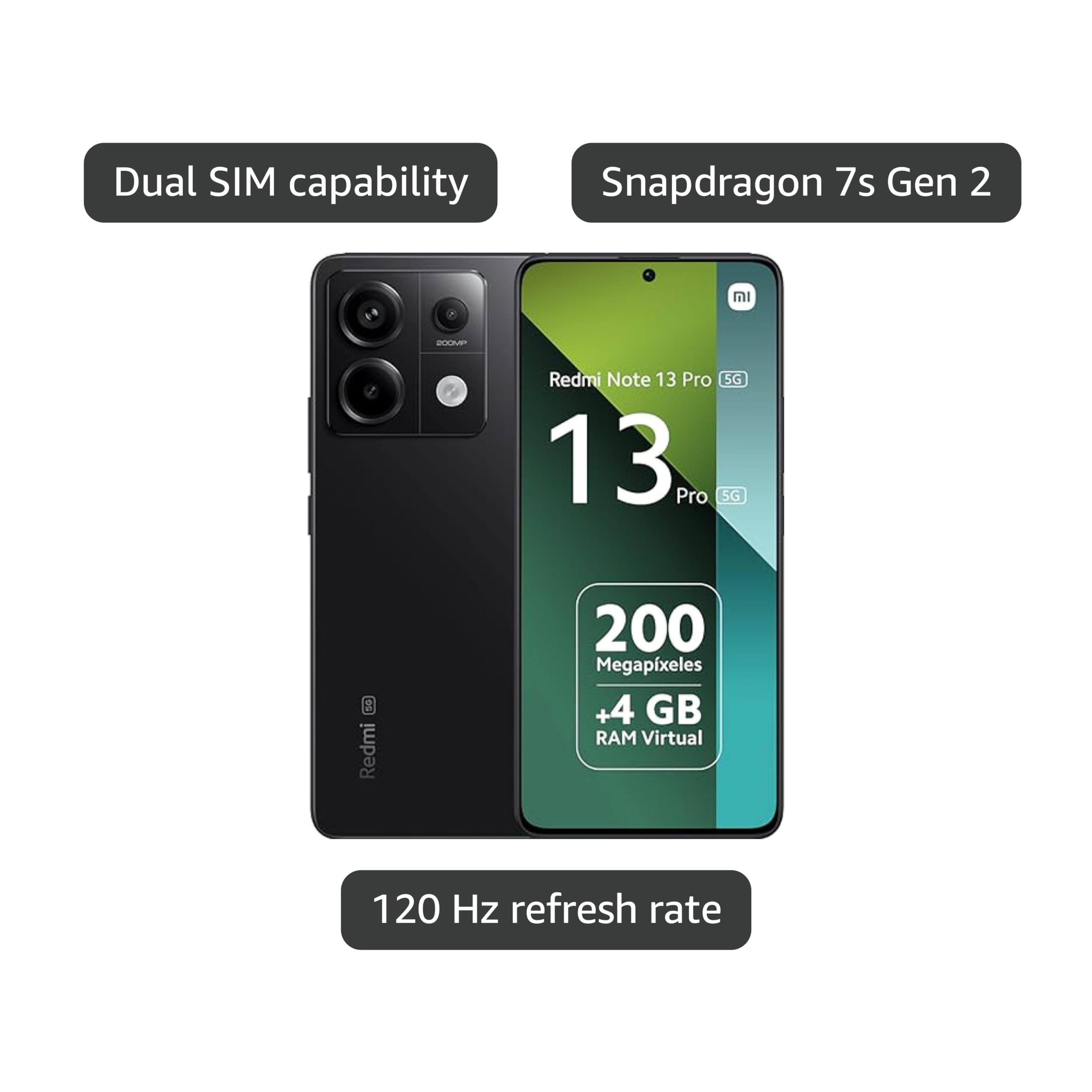 Amazon.com: Xiaomi Redmi Note 13 Pro 5G + 4G lte (for tmobile Mint
