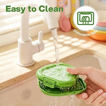 CLEANGOR Avocado Saver with Snap-On Lid(1, Green)