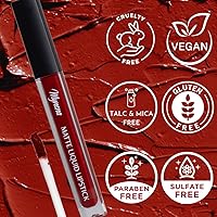 Vista 12 de Brillo de labios mate de larga duración.