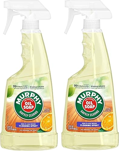 Miniatura 1 de Murphy Oil - Espray limpiador de madera multiusos con aceite naranja 22 onzas líquidas paquete de 2