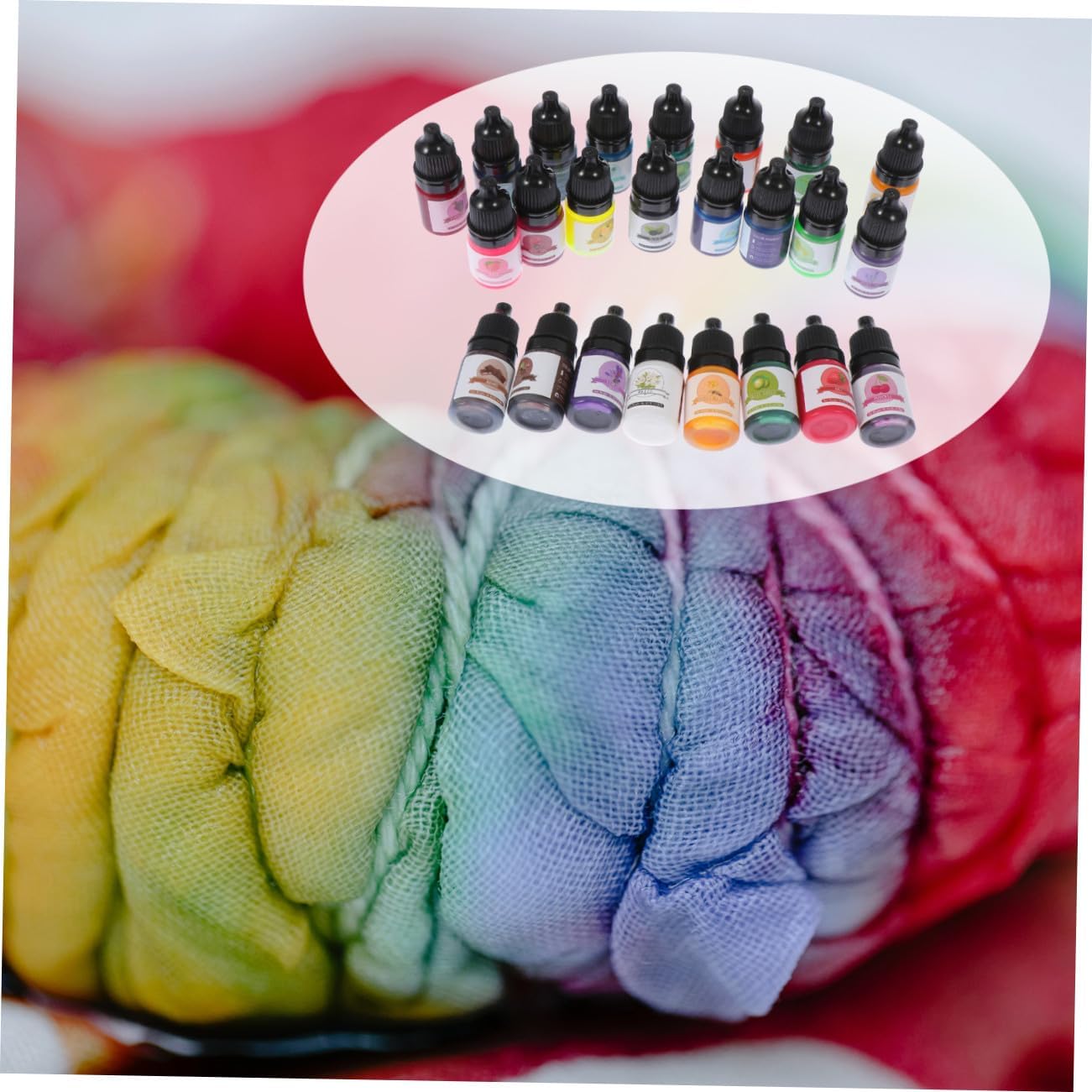24pcs Oily Concentrate Resin Colorant for Craft High Saturation Epoxy Pigment for Soap Candle and Jewelry Making Non- Dyes for Creative Projects