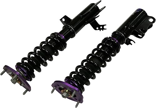 Miniatura 117 de D2 Racing RS Coilovers 36 MANERAS ajustables para 1993-2002 Nissan Marzo
