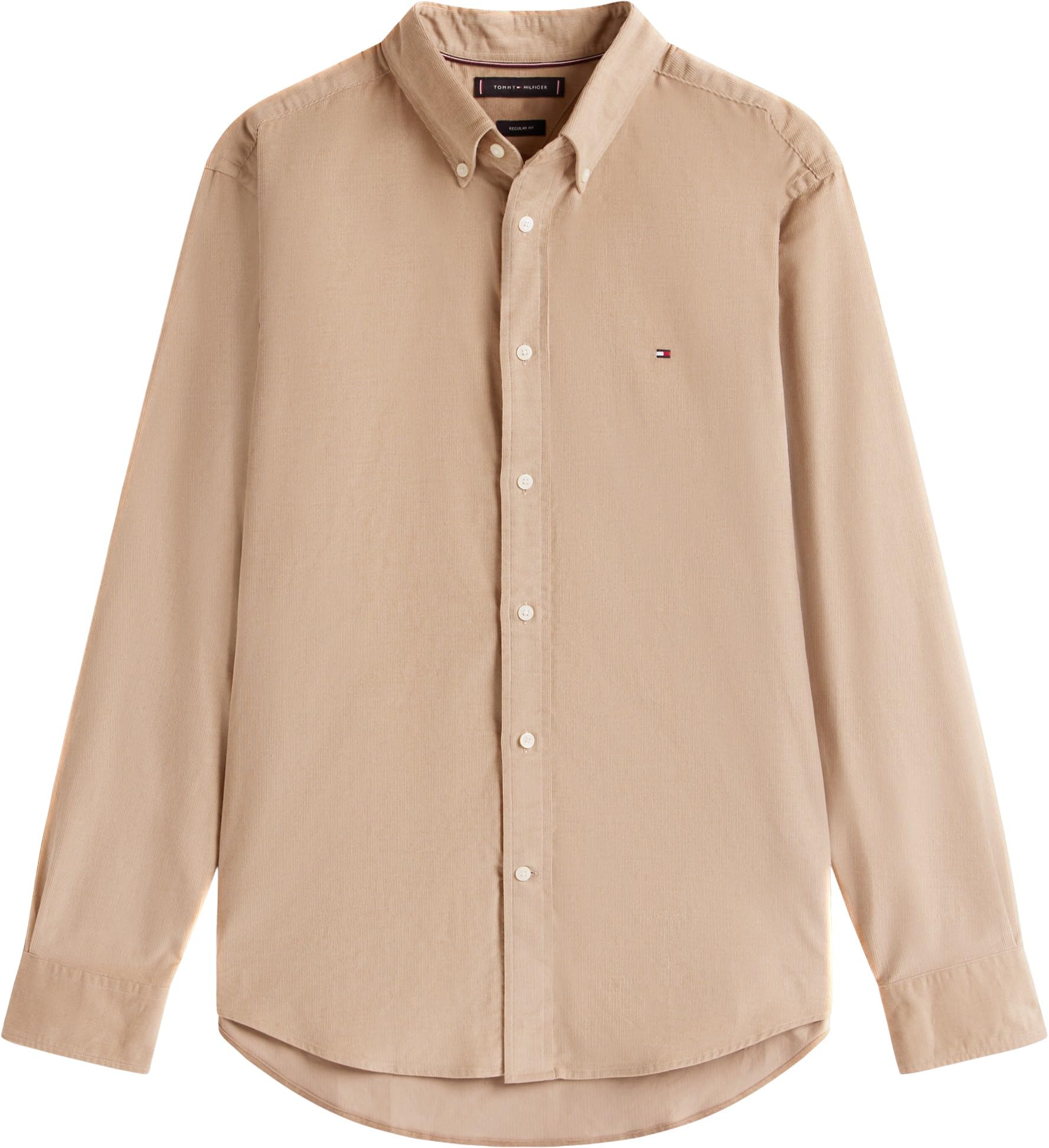 Tommy Hilfiger Solid Corduroy RF Shirt Mw0mw40486 Camicia L/S Unisex - Adulto (Pacco da 1)