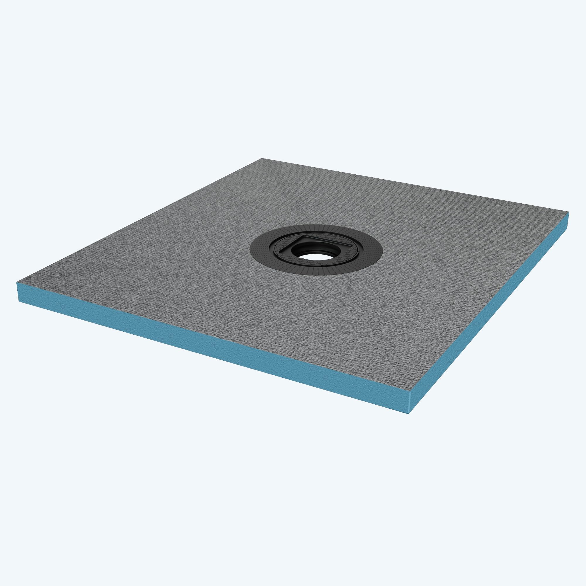 doporro Receveur à Carreler Recoupable sur Mesure pour Douche Bac de Douche avec Pente Intégrée 80x90x4cm Design XPS