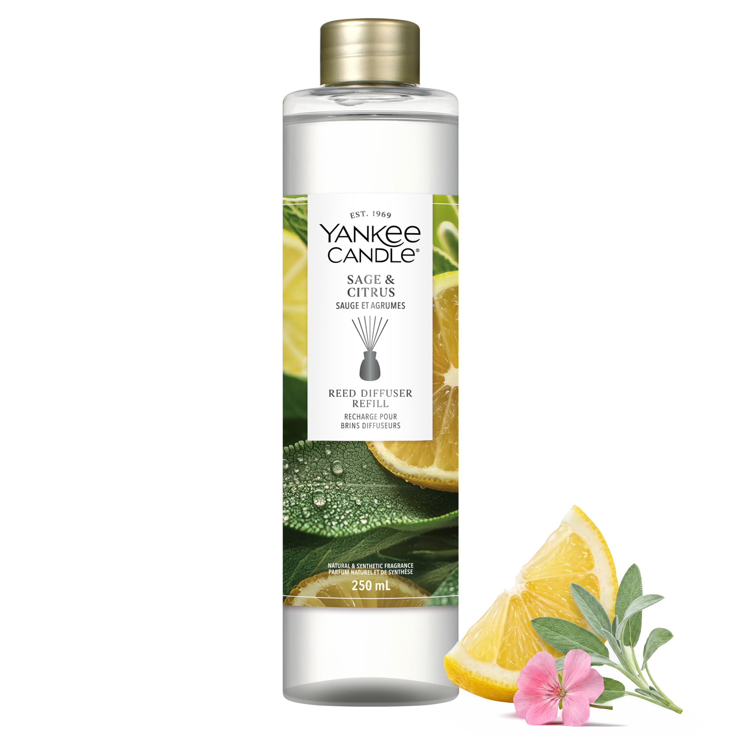 Sage & Citrus Diffuser Refill Yankee Candle, Green