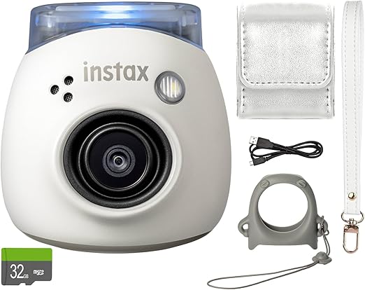 Fujifilm Instax PAL cámara digital compacta con funda mini mate y tarjeta 32GB regalo Día del Padre