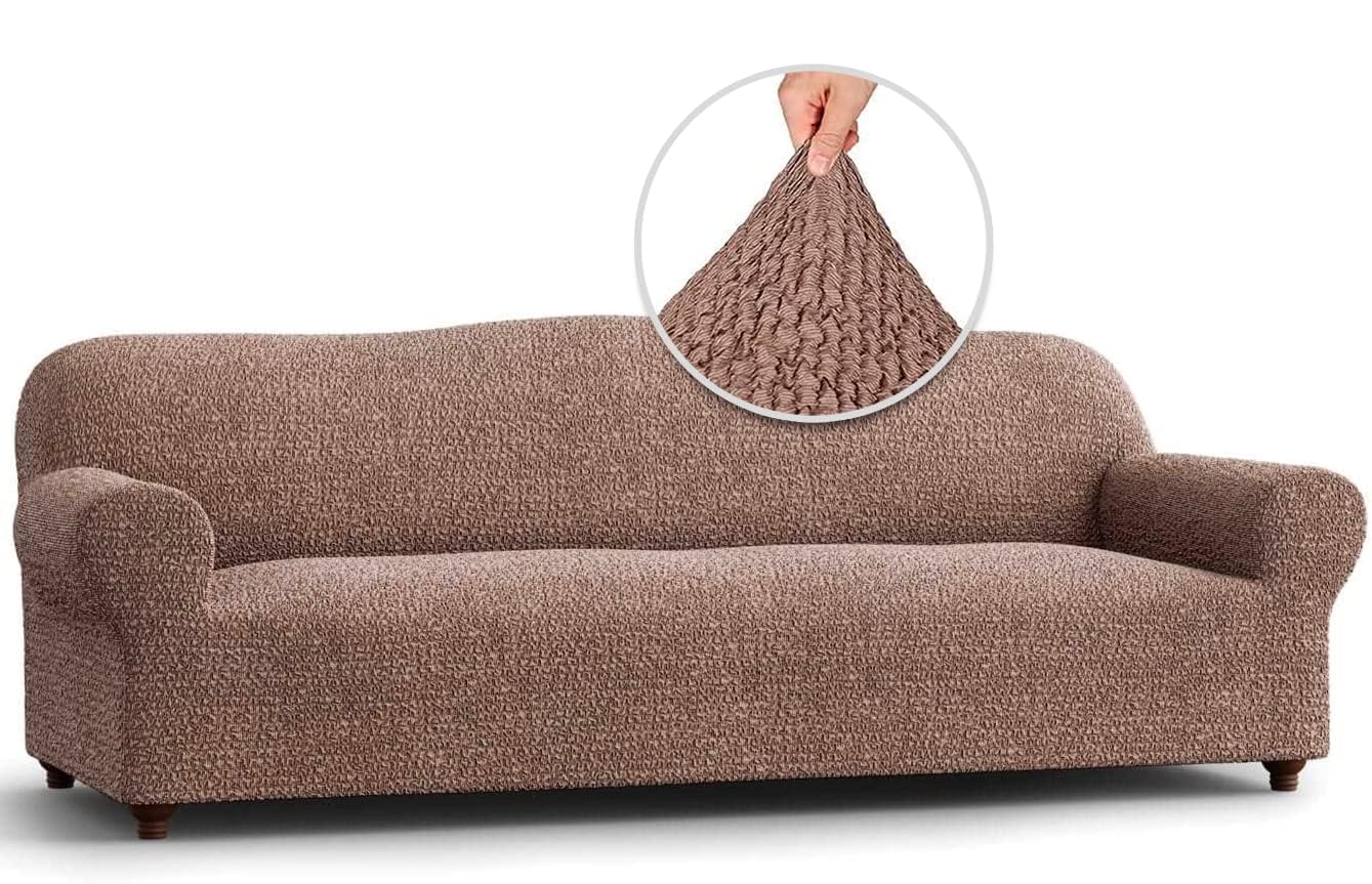 PAULATO BY GA.I.CO. Sofa Slipcovers - 1-Piece Furniture Protector - Form Fit, Machine Washable - CottonRich…: retailer-supplied image