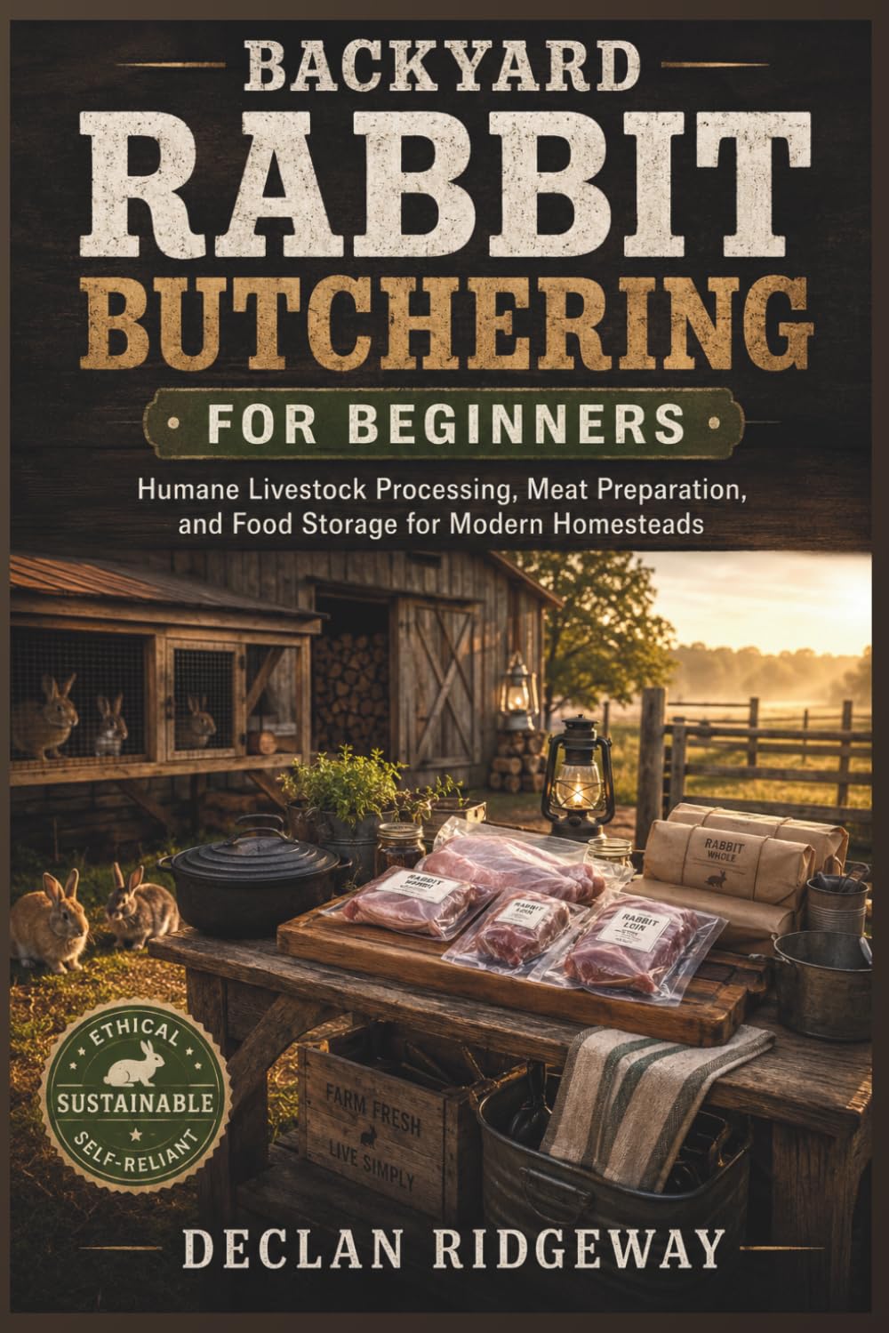 Backyard Rabbit Butchering for Beginners: Humane Livestock Processing, Meat Preparation, and Food Storage for Modern Homesteads