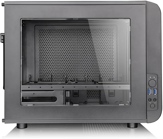 Thermaltake Core V21/Black/Win/SECC Liquid Cooling Compatible Cube PC Case CS5068 CA-1D5-00S1WN-00