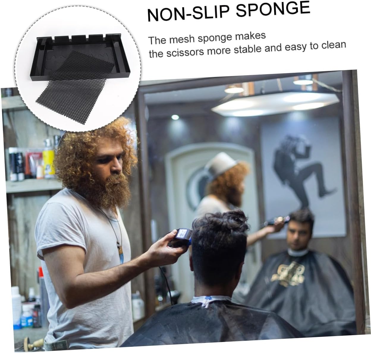 Professional Barber Clipper Case Hair Trimmer Holder Storage Rack for Hair Stylist Tools