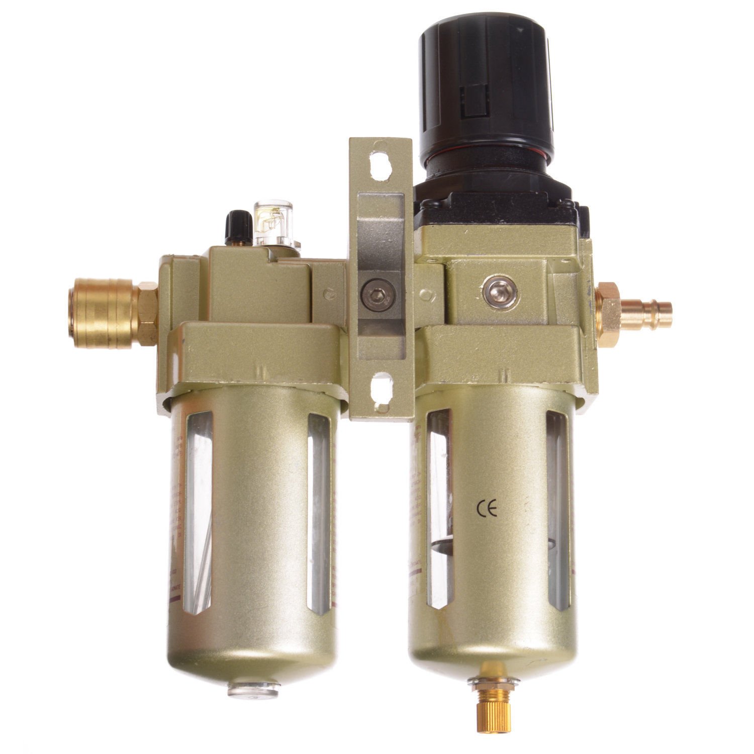 Unità di manutenzione ad aria compressa riduttore di pressione oliatore per compressore Avvitatore a percussione 1/2