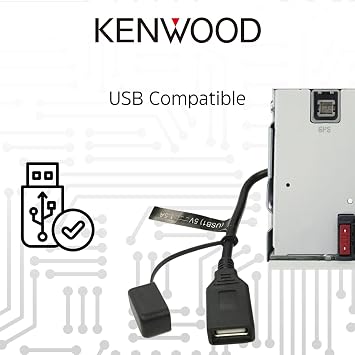 KENWOOD DMX8709S 6.8-Inch Capacitive Touch Screen, Car Stereo, Wireless CarPlay and Android Auto, Bluetooth, AM/FM Radio, MP3 Player, USB Port, Double DIN, 13-Band EQ, SiriusXM