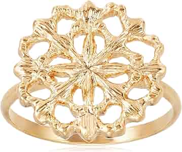 Amazon | [グロッセ グラッセ] リング 人気 ピンキーリング ゴールド