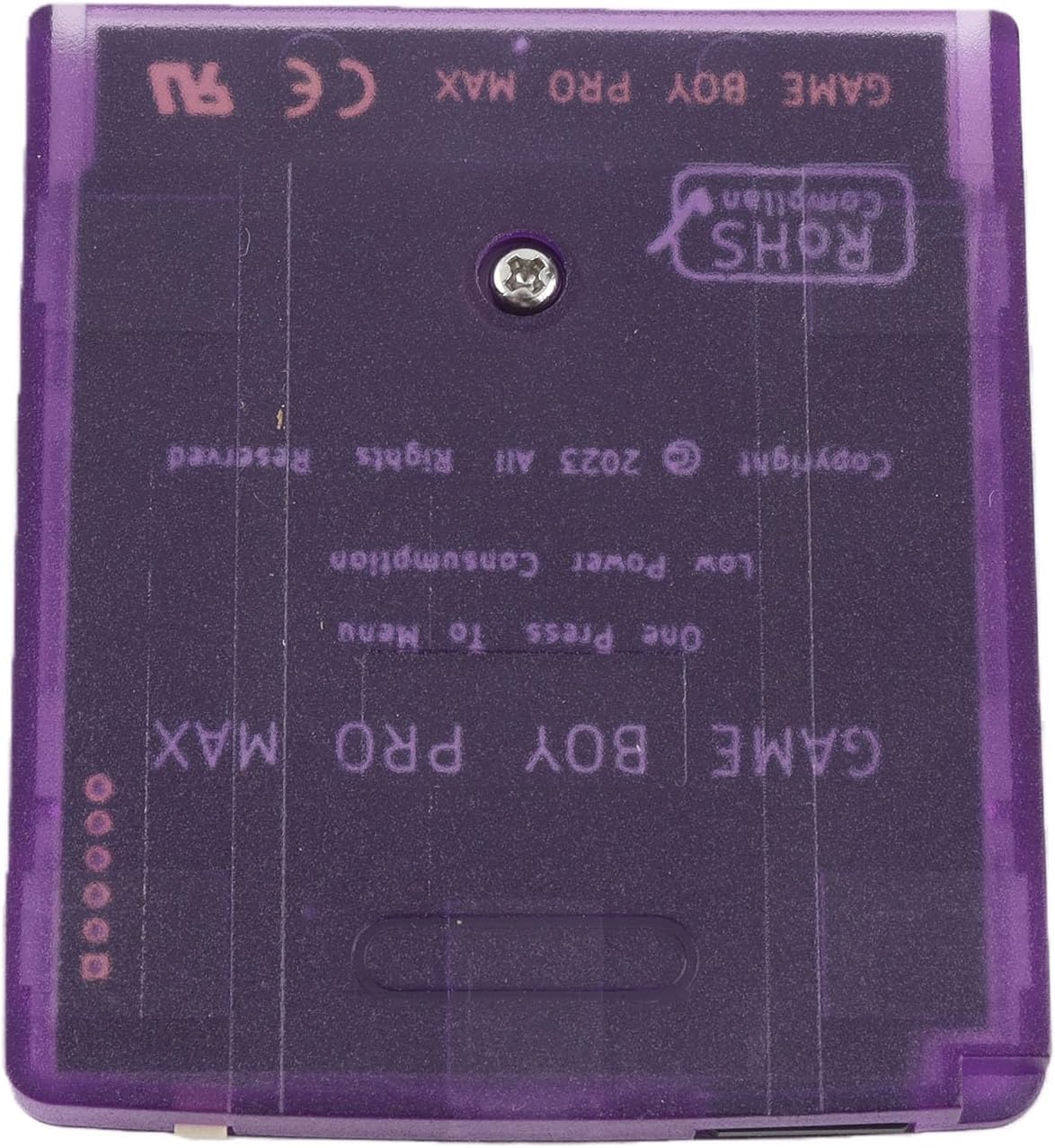 Video Games Memory Card for GB GBC GBA SP, 1000 in 1 Game Flash Memory Card, Game Cartridge Expansion Card for Gameboy, for MAPPER (Violet Transparent)