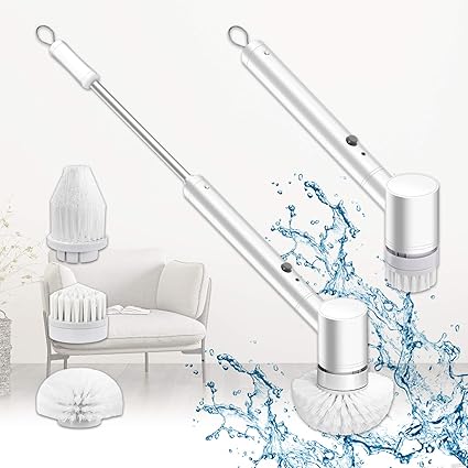 Amazon バスポリッシャー お風呂掃除ブラシ 21年最新版 双方向回転 軽量 ターボスクラブ デッキブラシ 電動掃除ブラシ 充電式 電動ポリッシャー 掃除グッズ 三つのブラシ付 Ipx7防水仕様 ヘッド角度調節 長さ伸縮可能 日本語説明書 Pse認証済み 防水仕様 掃除