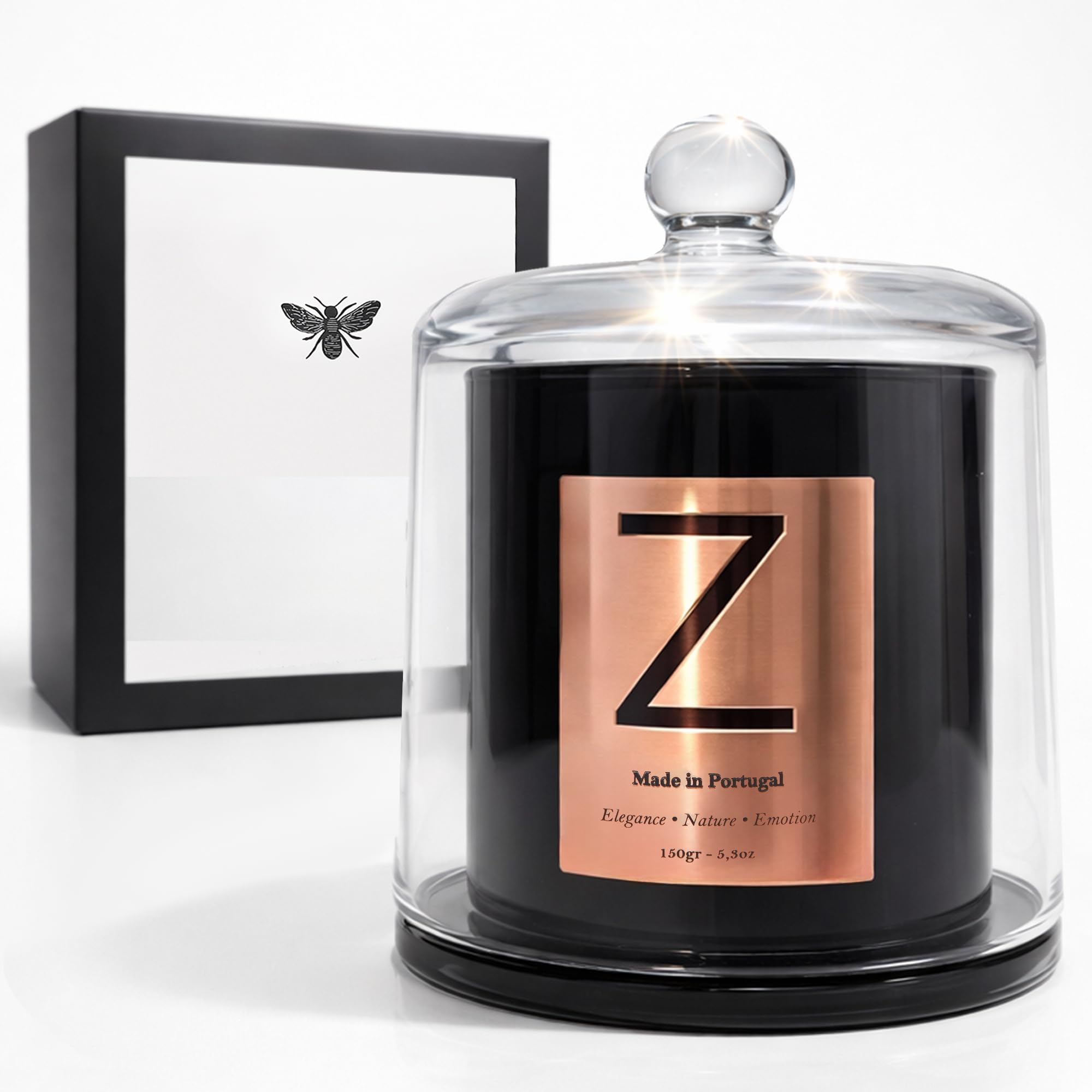 Velas Aromáticas de Soja y Fragancias IFRA | Regalos Originales para Mujer Hechas en Europa | Velas Decorativas para Ritual de Calma y Autocuidado Zaikux® (Sándalo)