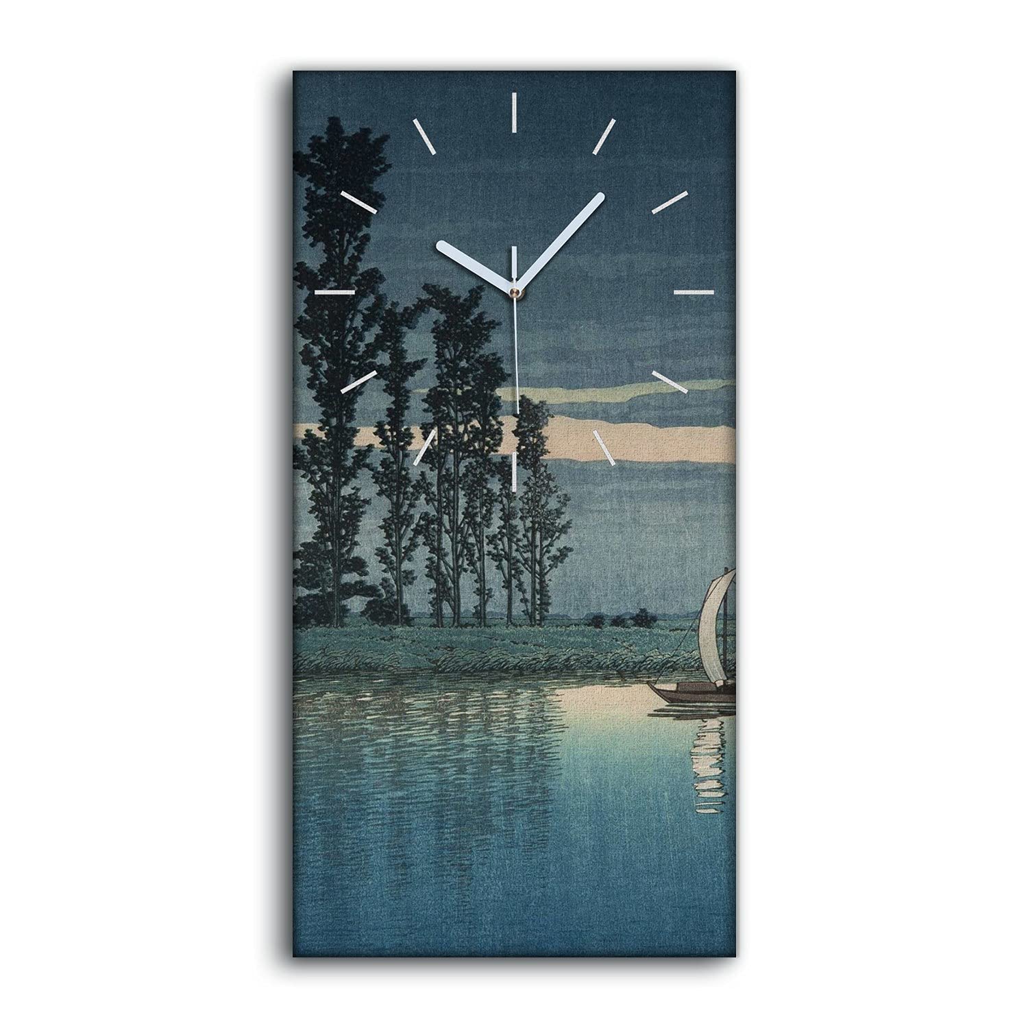 Horloge sur Toile Silencieuse pour Chambre sans Tic-Tac Réveils