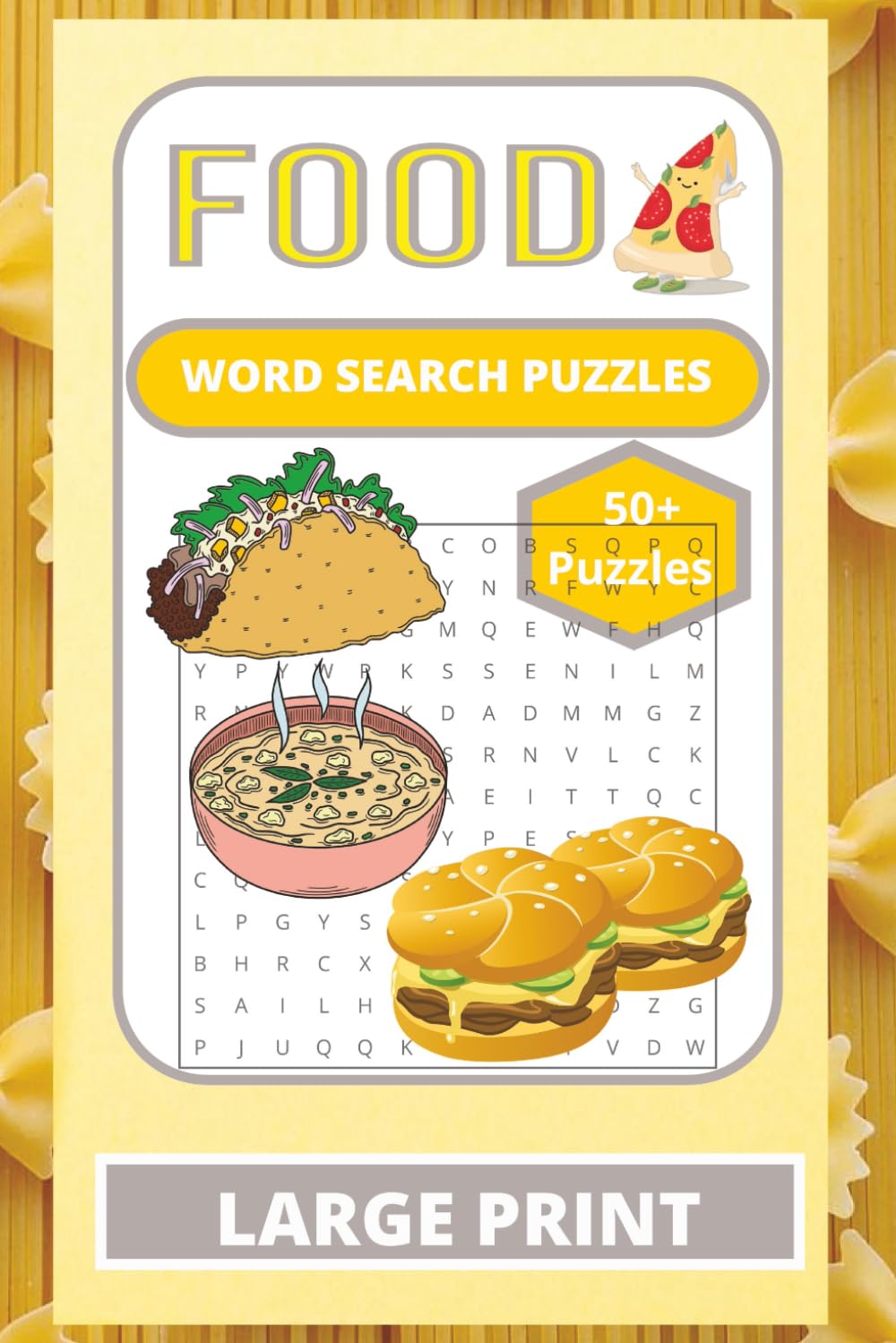 FOOD WORD SEARCH PUZZLE: FOOD WORDSEARCH PUZZLES: Word Search Puzzles with Easy-to-Read Print and All About Food, Foodies, Cuisines and More | 6×9 ... Gift for Vacations, Holidays, and Relaxation