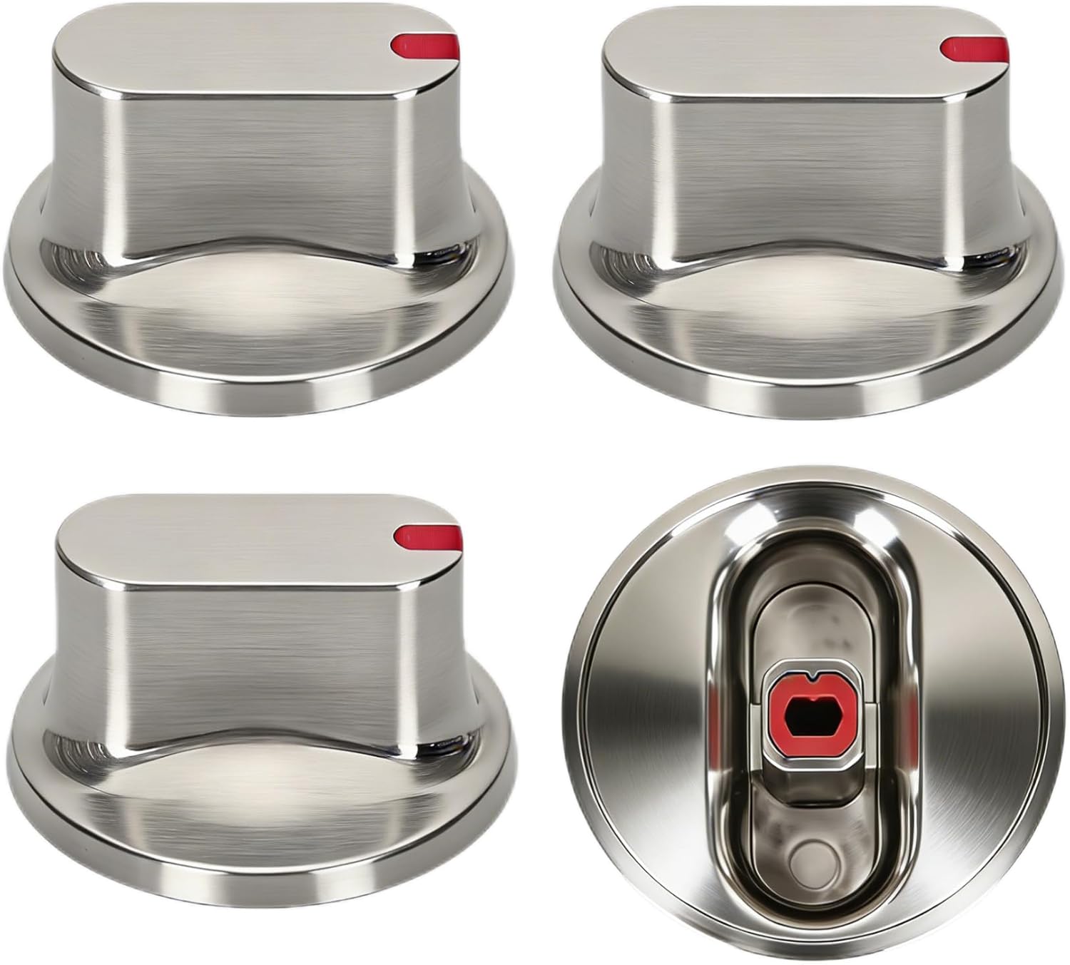 Sieri NE59J7850WS NE59J7630SS NE59J7650WS NE597R0ABSR NE594R0ABSR NE59J7750WS NE59J3420SS NE59J3421SS Knob for Samsung Electric Stove Replacement Knobs for -DG94-00207B Replaces DG94-00207A