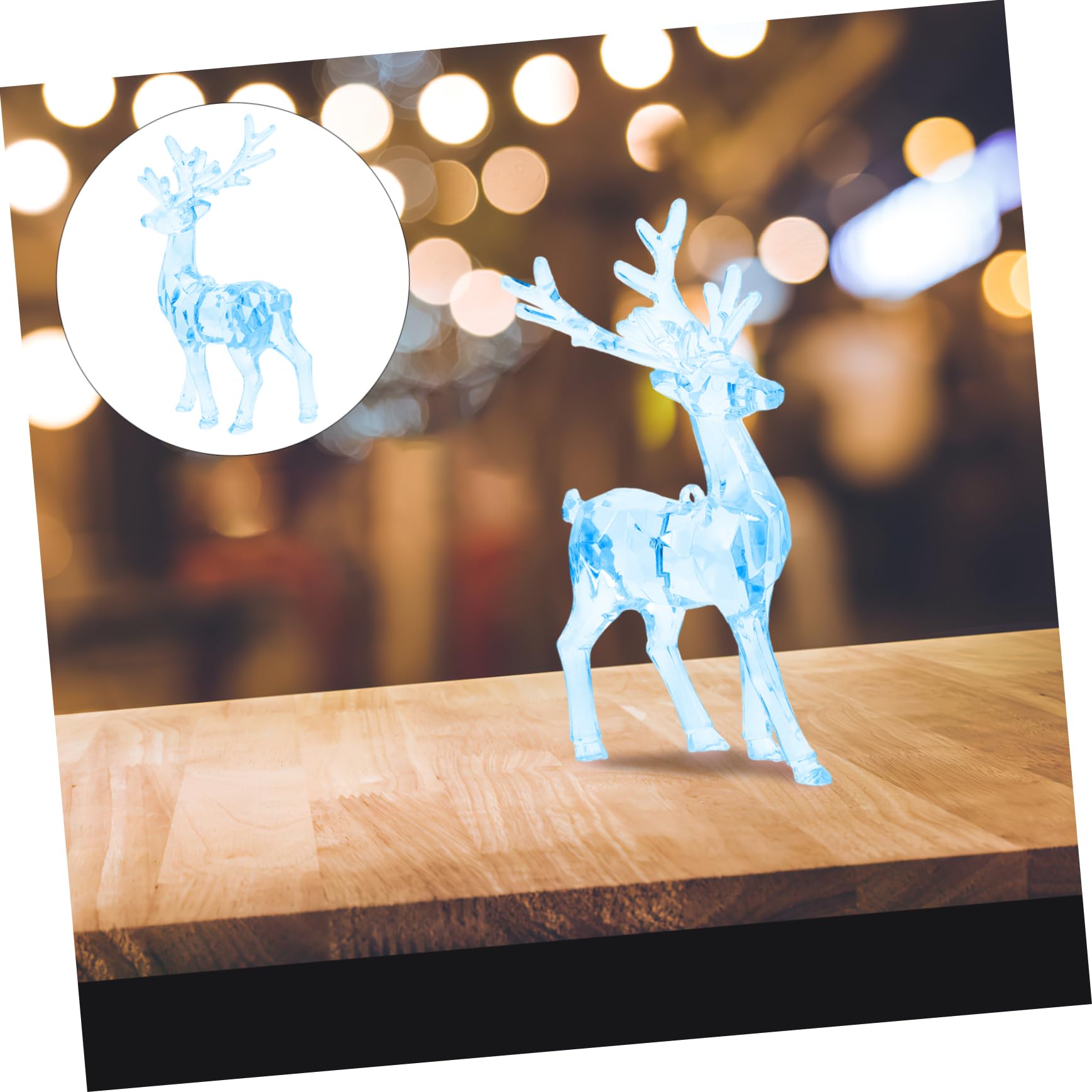 ABOOFAN Set Di 4 Ornamenti Per Albero Di Natale A Forma Di Pendenti in Acrilico A Forma Di Per Decorazioni Natalizie 2 Pezzi * 4