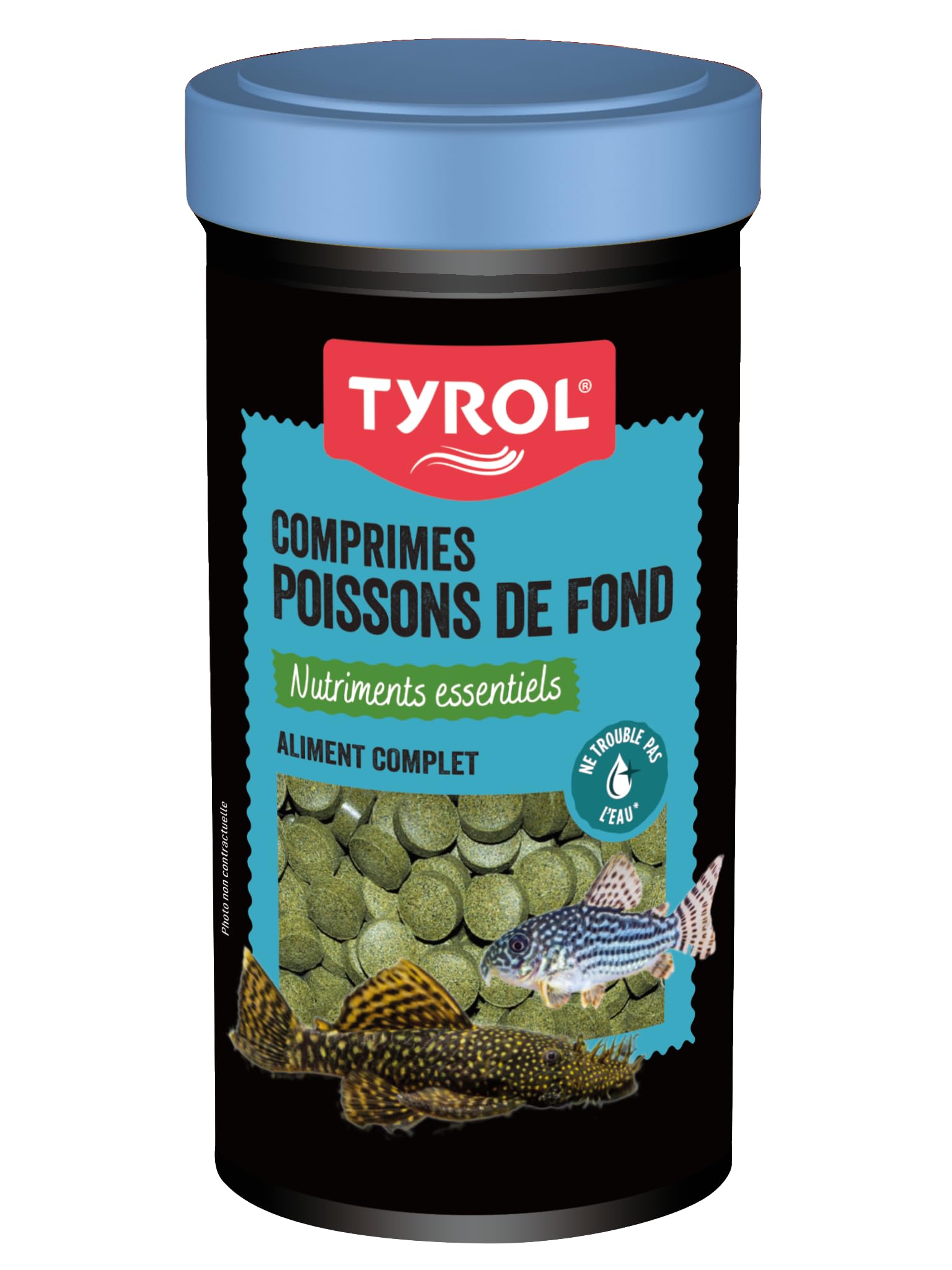 Tirol, Pastillas para Peces de Fondo, 250 ml