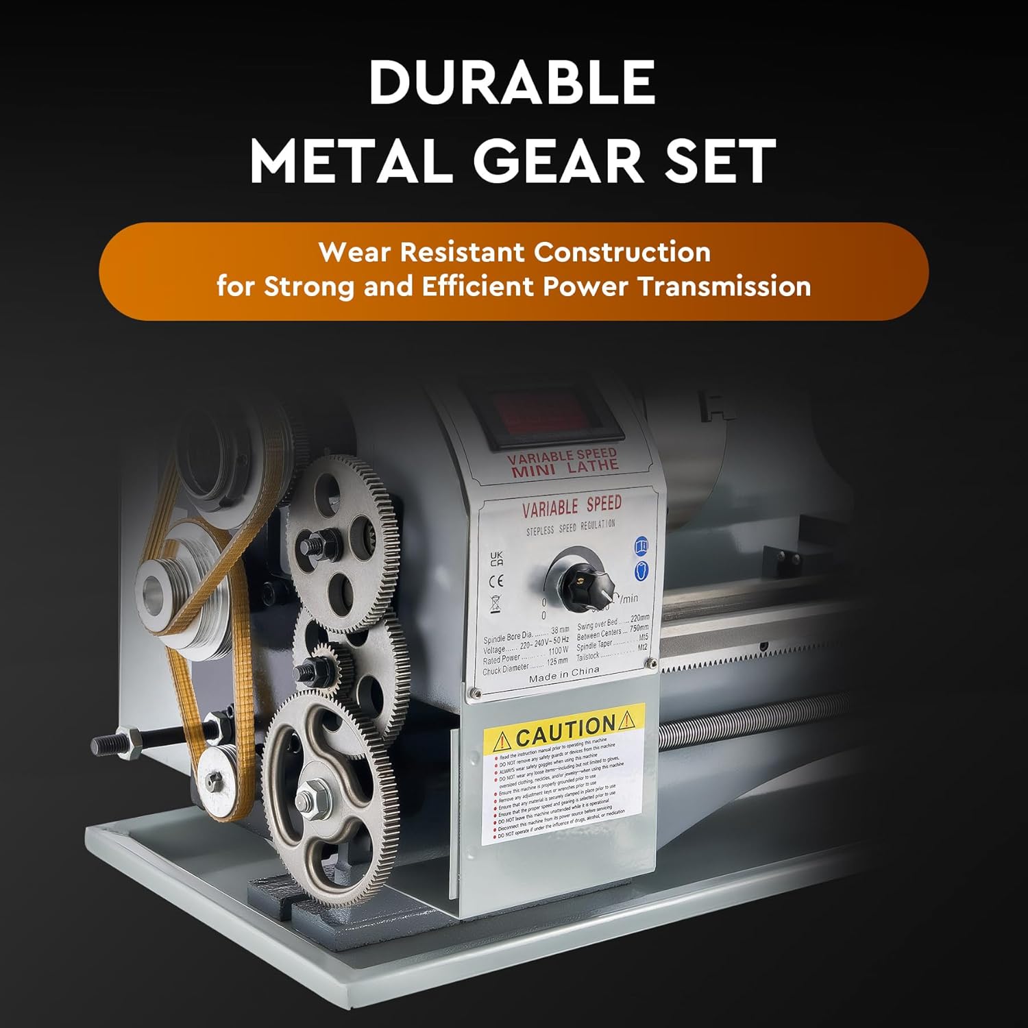 Metal Gear Set for Threading