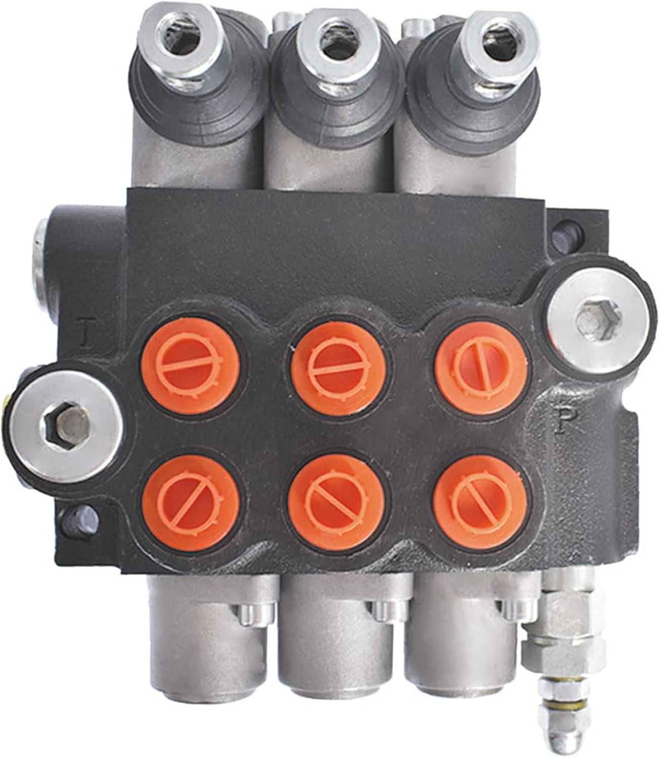 ALL-CARB Hydraulic Valve 3 Spool Hydraulic Directional Control Valve Double Acting Control Valve 11GPM 3600PSI SAE Ports