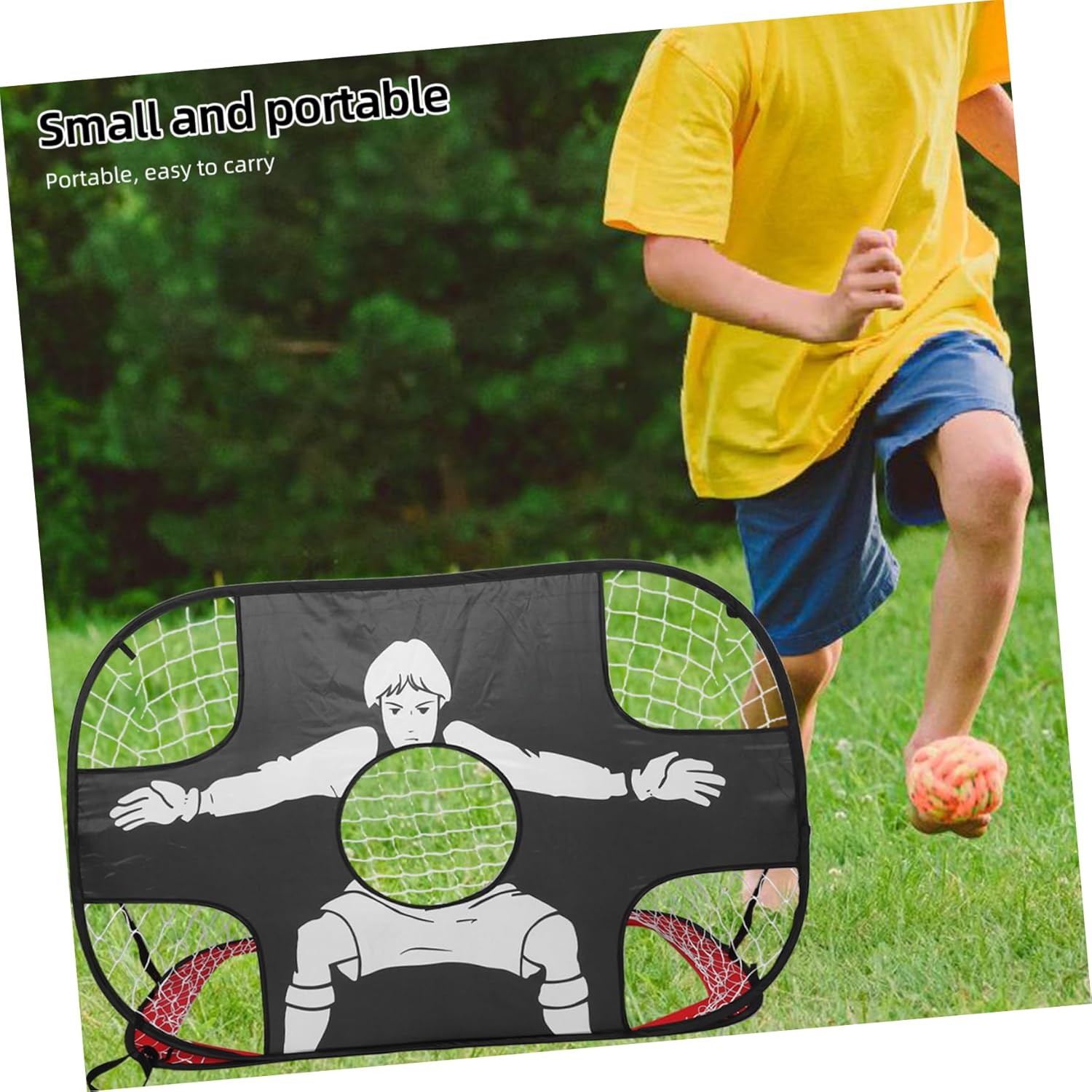 Soccer Goals Football Target Net Portable Goal Boys and Girls Soccer Nets Footbal Training Tool