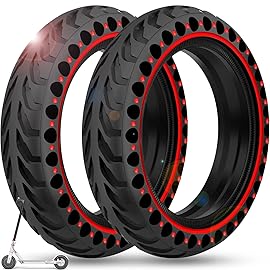 BANGTING 2PCS 8.5x2 inches Solid Tires for Electric Scooter, 8 1/2 x2 Tire for Gotrax GXL V2 / XR/APEX, 50/75-6.1 Tire Replacement for Xiaomi Pro 2 / M365 / 1S and All 8.5\'\' Scooter Tires