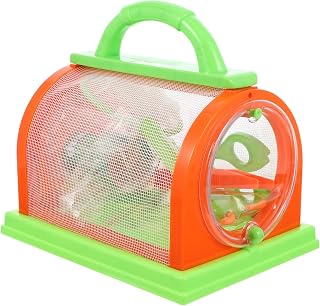 jojofuny 1 Set Insect Catching Kit Bug Bungalow Catcher Case Insect Observation Box with Magnifying Viewer for Kids Outdoor Exploration