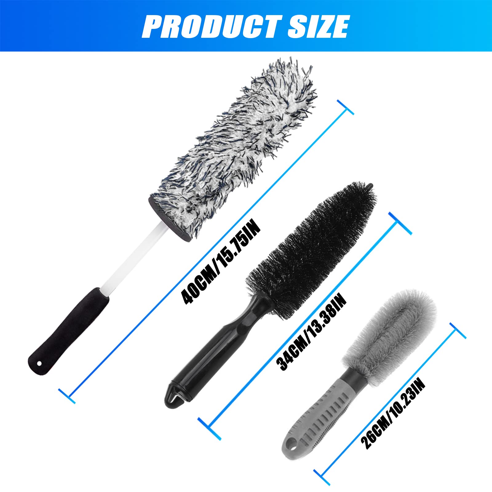 Brosse De Nettoyage En Microfibre Pour Jante Sans Partie Métallique. Idéale Pour