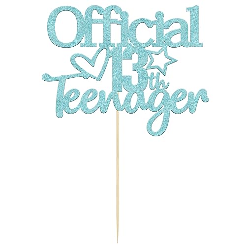 Miniatura 3 de Gyufise 1 paquete oficial para decoración de tartas para adolescentes de 13 años, decoración de pastel de cumpleaños de 13 años, suministros de