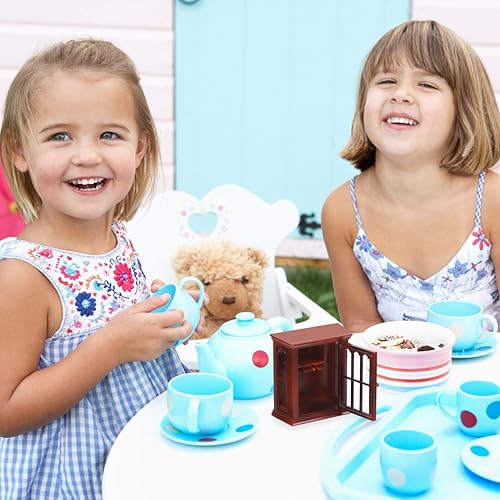 Miniatura 5 de ibasenice Muebles de juguete en miniatura Miniaturas Gabinete de vino Modelo Mini vitrina Muebles de casa de muñecas Muebles Vintage Pequeño