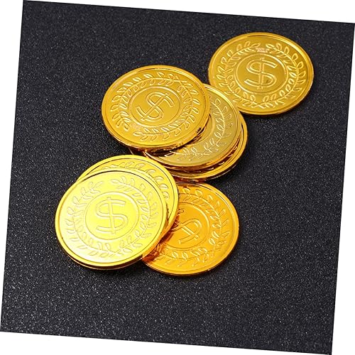 Miniatura 7 de ibasenice 300 Pcs Toy Coins Bulk Pirate Play Pennies Disfraces De Halloween para Niños Halloween Party Token Coins Custom Coins Classroom Make up