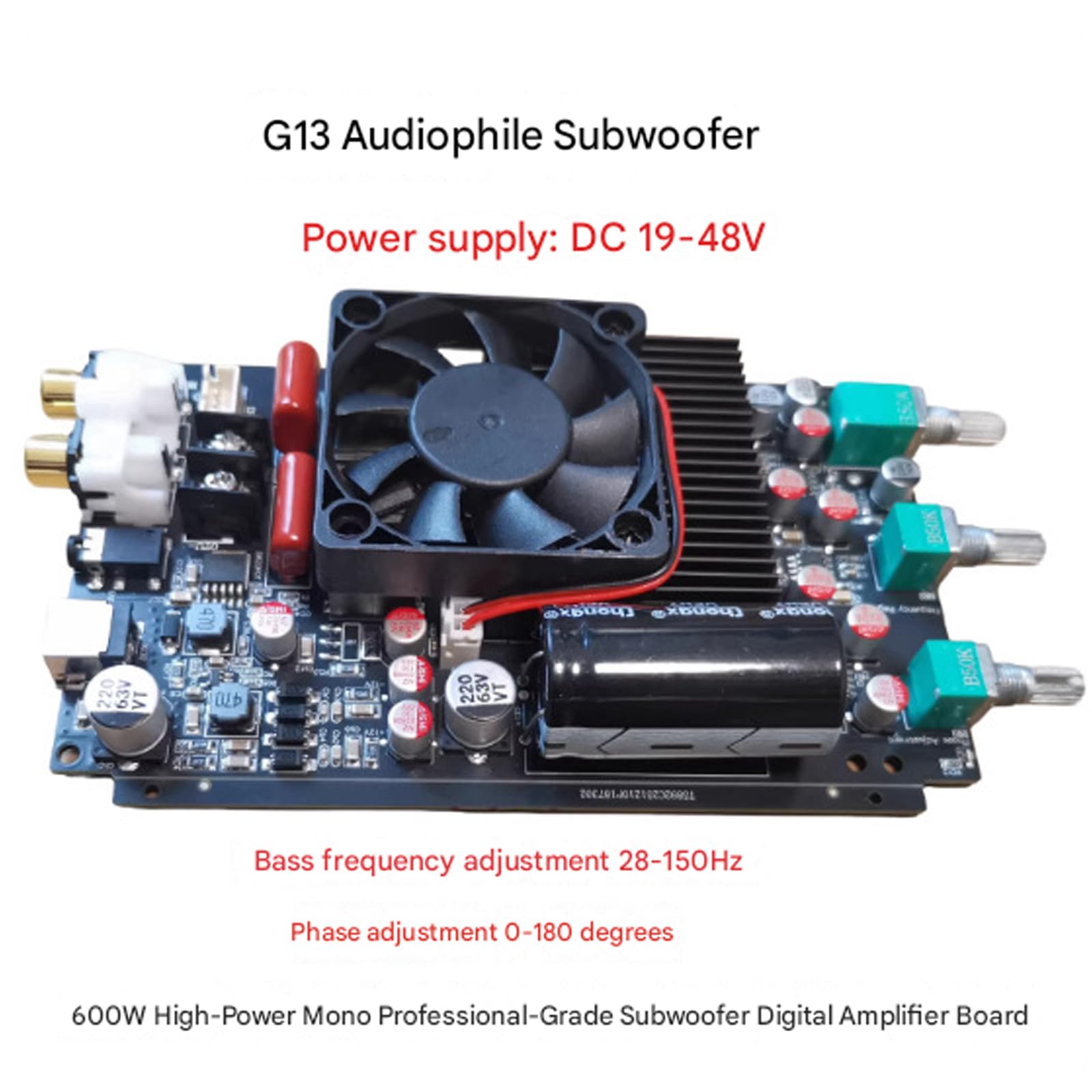 Efficiency TPA3255 Amplificateur de basses 600 W avec amplificateur home cinéma avec une fréquence de 28-150 Hz