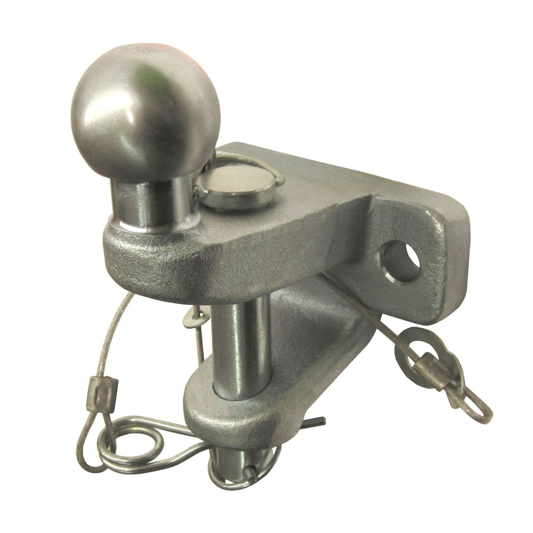 Barre de remorquage en Acier de 50 mm Boule ATTELAGE Attelage Plaque Pare-Choc 65mm et des écrous