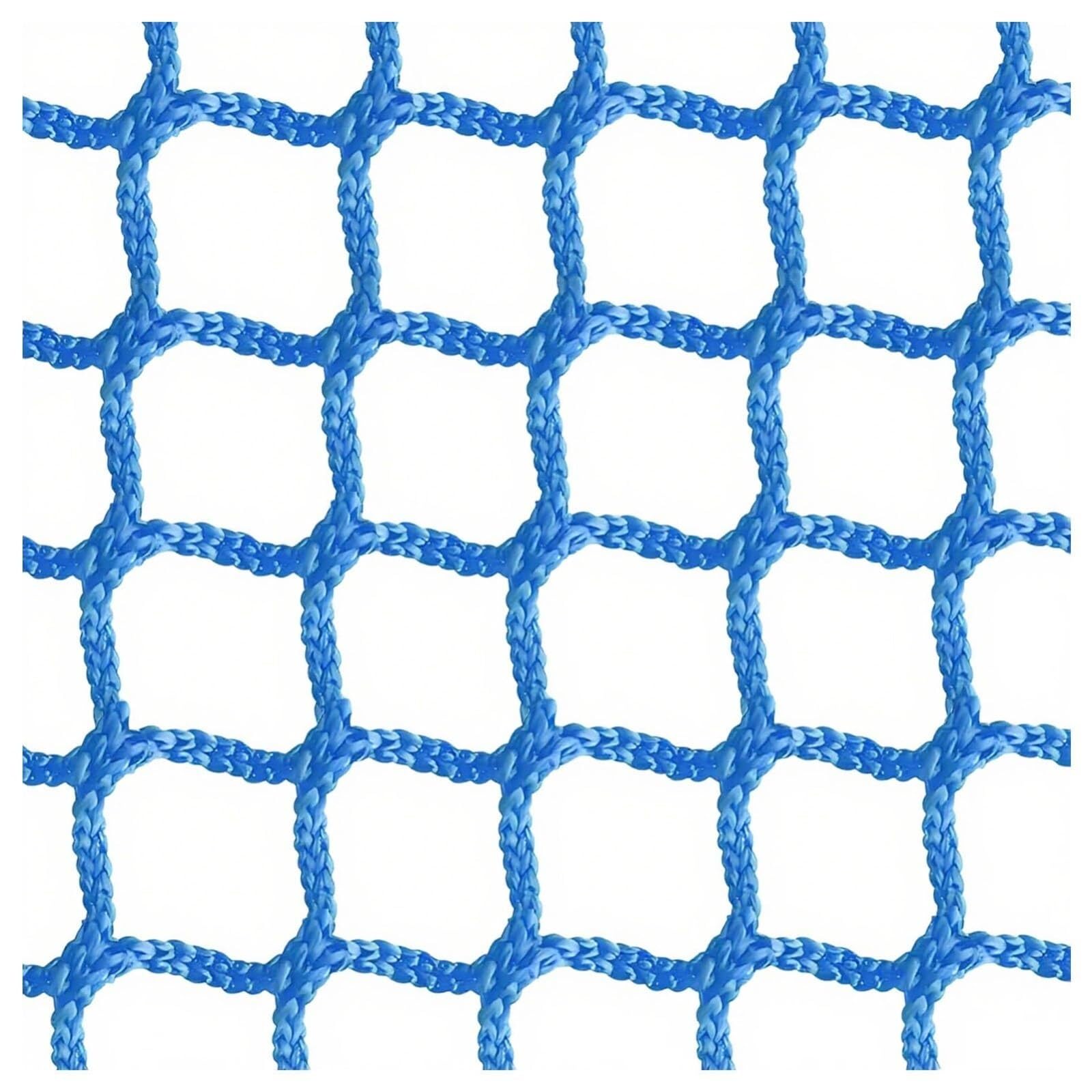 safety net Safety Rope Net,Blue Mesh Knotless Rope Netting Child Safe Nets For Stairway Railing Fall Protection Nets railings(1 * 7m)