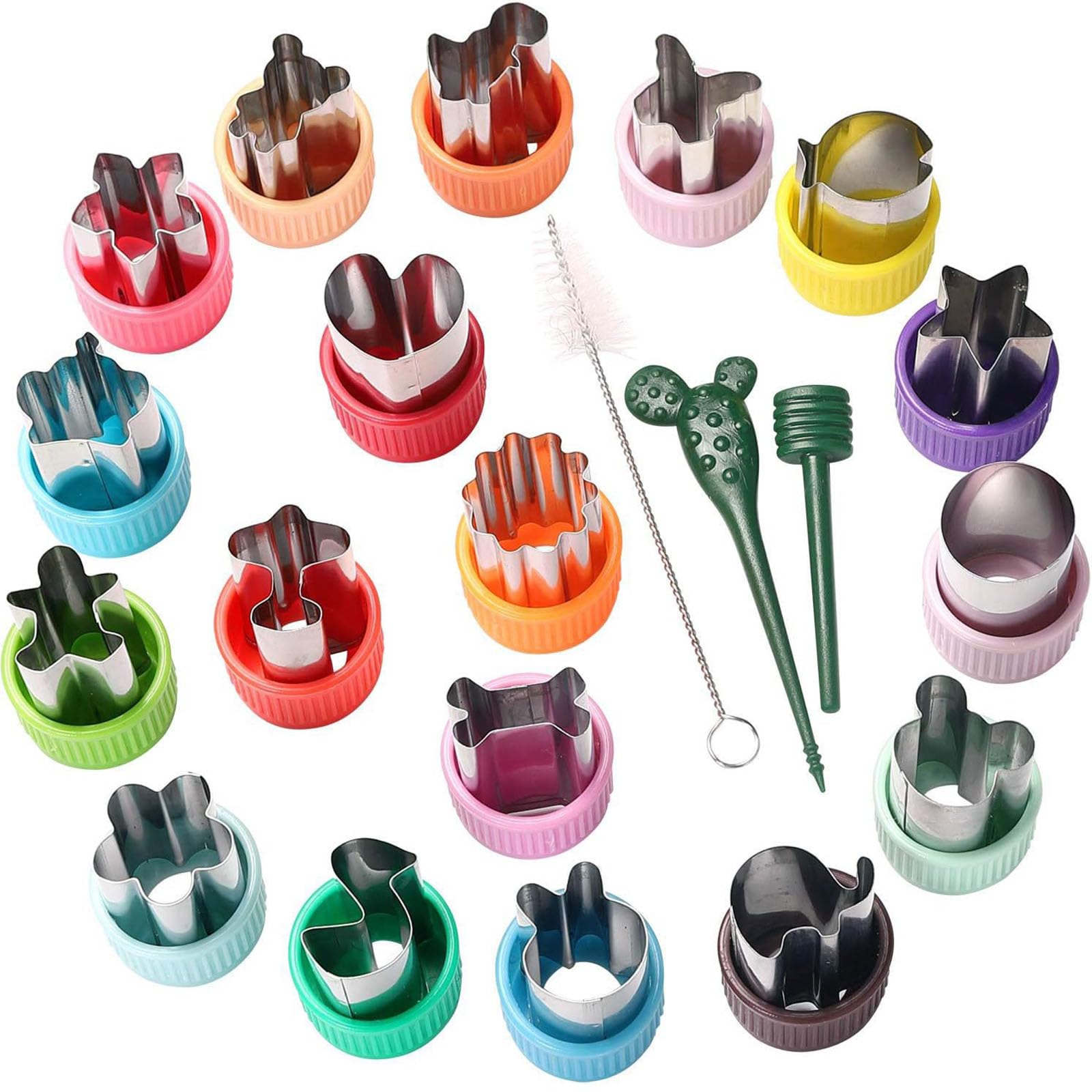 Amazon | 型抜き 21個セット 繰り返しのない形状 卵焼き 星型 クッキー