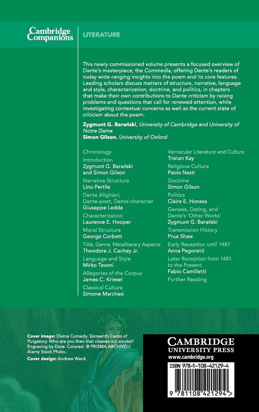 The Cambridge Companion to Dante's ‘Commedia'