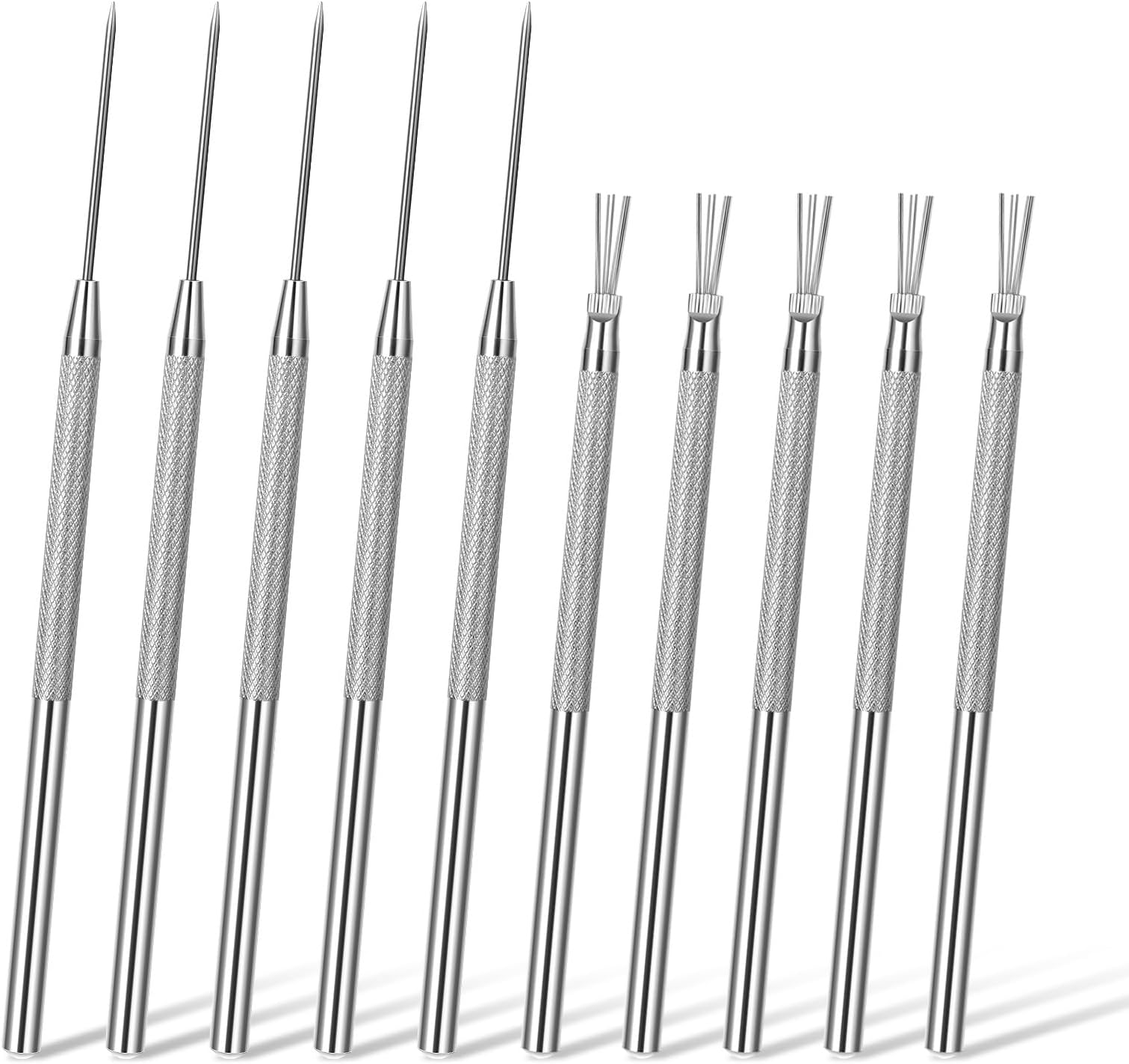 10 Pcs Clay Needle Tools, Wire Feather Texture Tool, Sculpting Ceramics Pottery Carving Tools for Model Clay Supplies, Air Dry Clays Tool for Dotting Sewing Modeling Carving