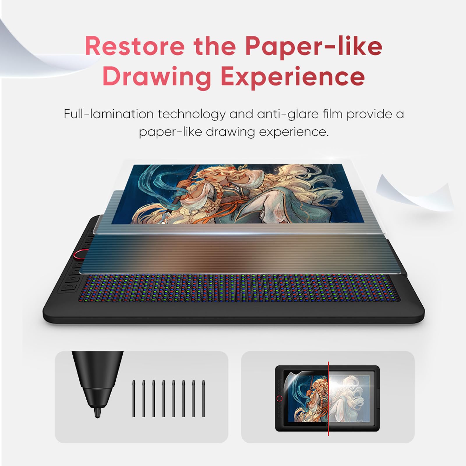 Amazon | XPPen Artist 15.6 Pro V2 描画タブレット、15.4インチ
