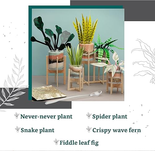 Miniatura 4 de Craft Crush Kit de manualidades de arena sintética para plantas, decoración del hogar para escritorio, tocador y oficina