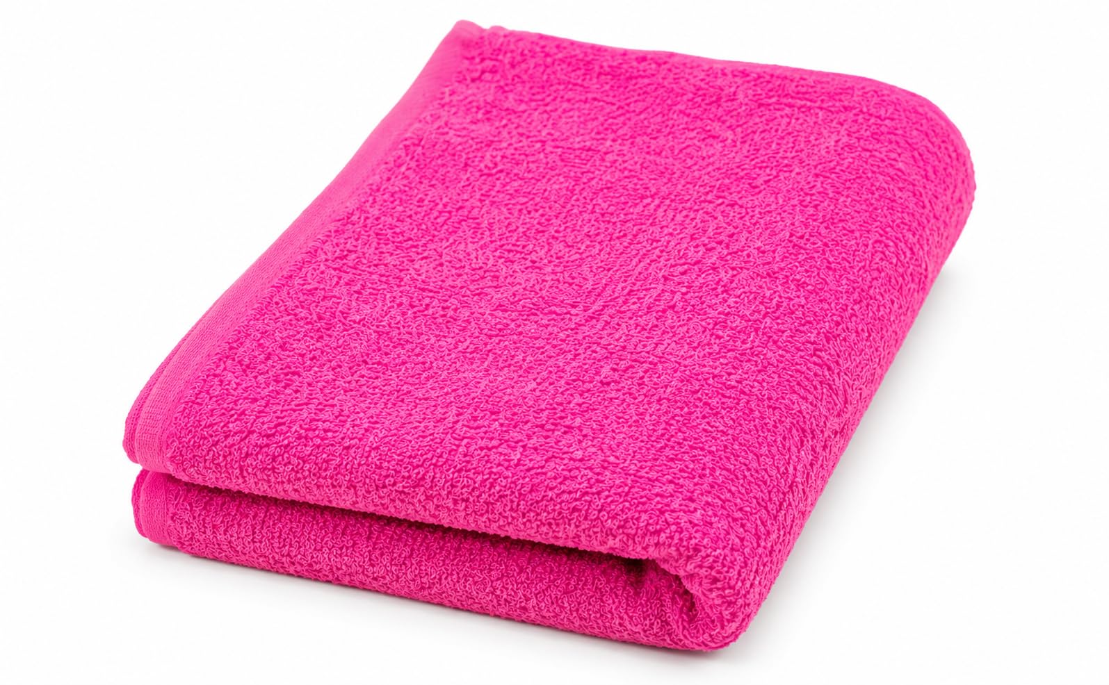 Kit com 10 Toalha de Manicure e Pedicure Rosa 315g/m² - 100% Algodão - Para Unhas -