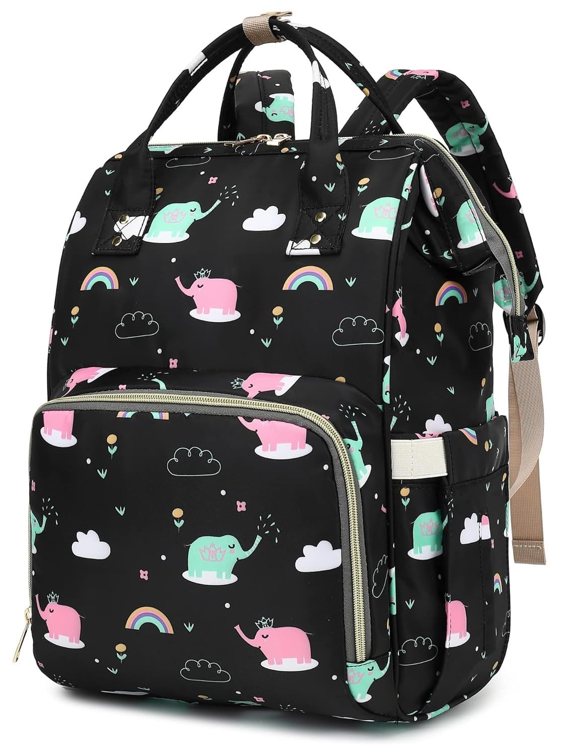 Babies Diaper Bag for Mothers | Maternity Bag for Travel | New Born Baby Diaper Bag for Mother, Multi Compartments, Insulated Bottle Pockets (Waterproof, 17 litres)
